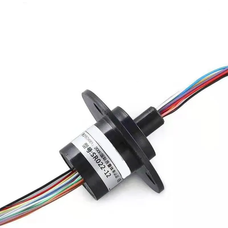 Miniature Slipring 22dia. 12Ways 2A Capsule SlipRing 220V AC 250Rpm CCTV