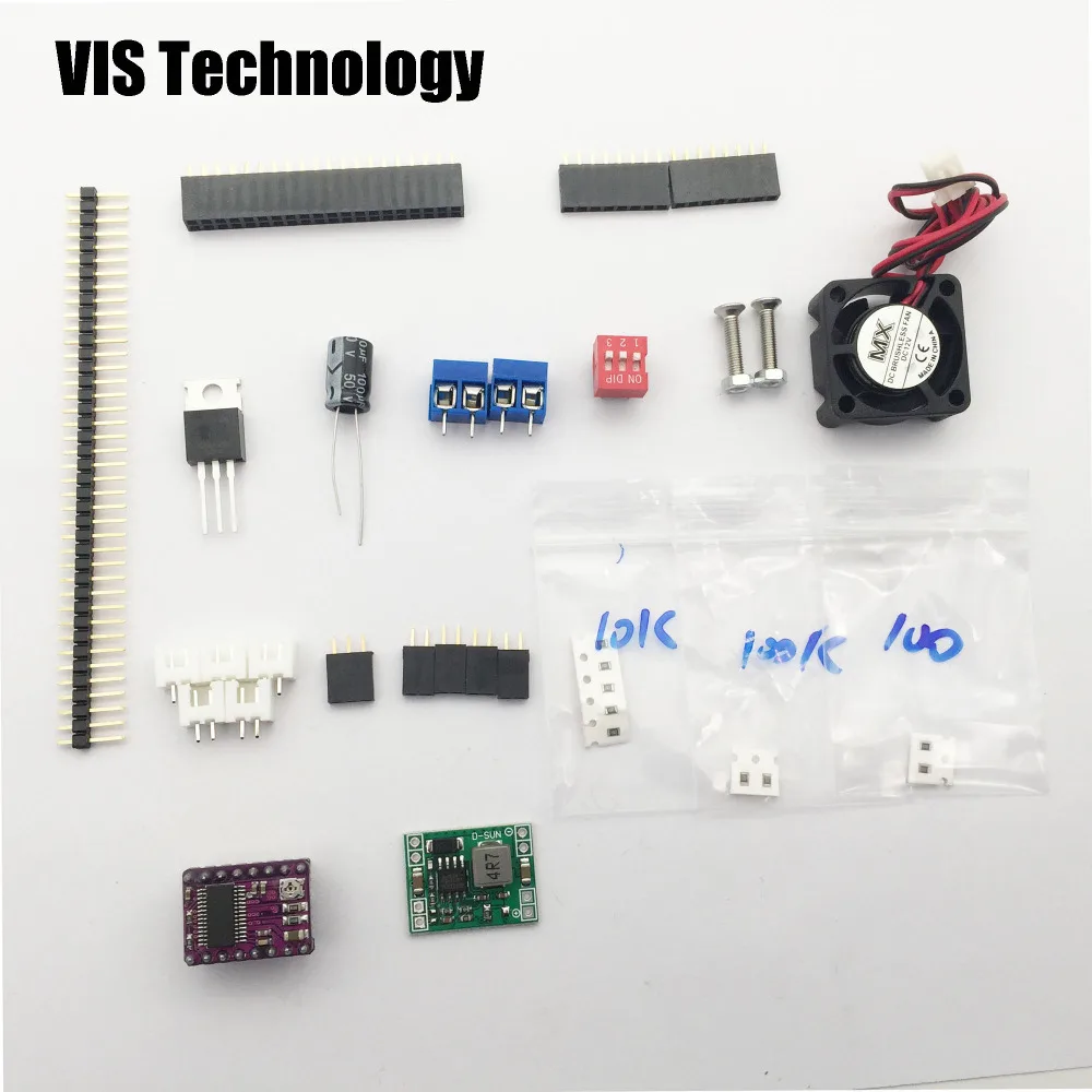 1 компл. Компонент для Nanodlp щит V3.0 PCB для SLA Nano принтер Thingiverse TOS