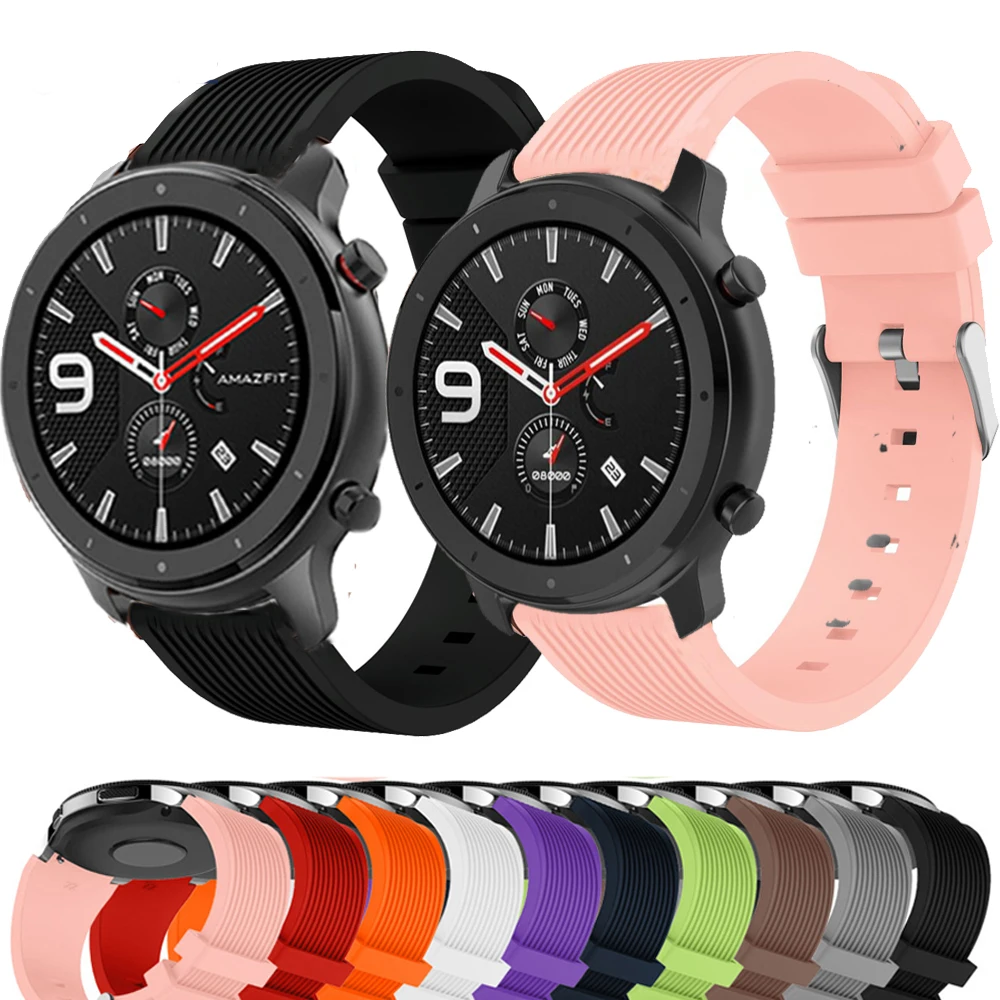 Ремешок для часов Huami GTR Xiaomi Amazfit gtr 47 мм/Amazfit 42 мм смарт браслет
