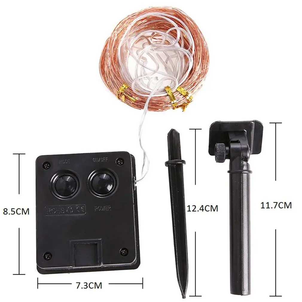 LED Solar Strip Light Outdoor Lighting 22M 200 Solar Led String Fairy Lights Waterproof For Wedding Christmas Party Garden Light