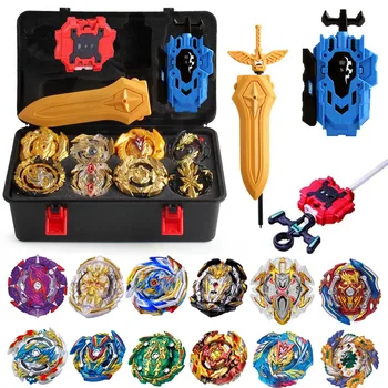 

New Burst Set Launchers Beyblade Toys Arena Bayblades Toupie Metal Burst Avec God Spinning Top Bey Blade Blades Toy 8645312