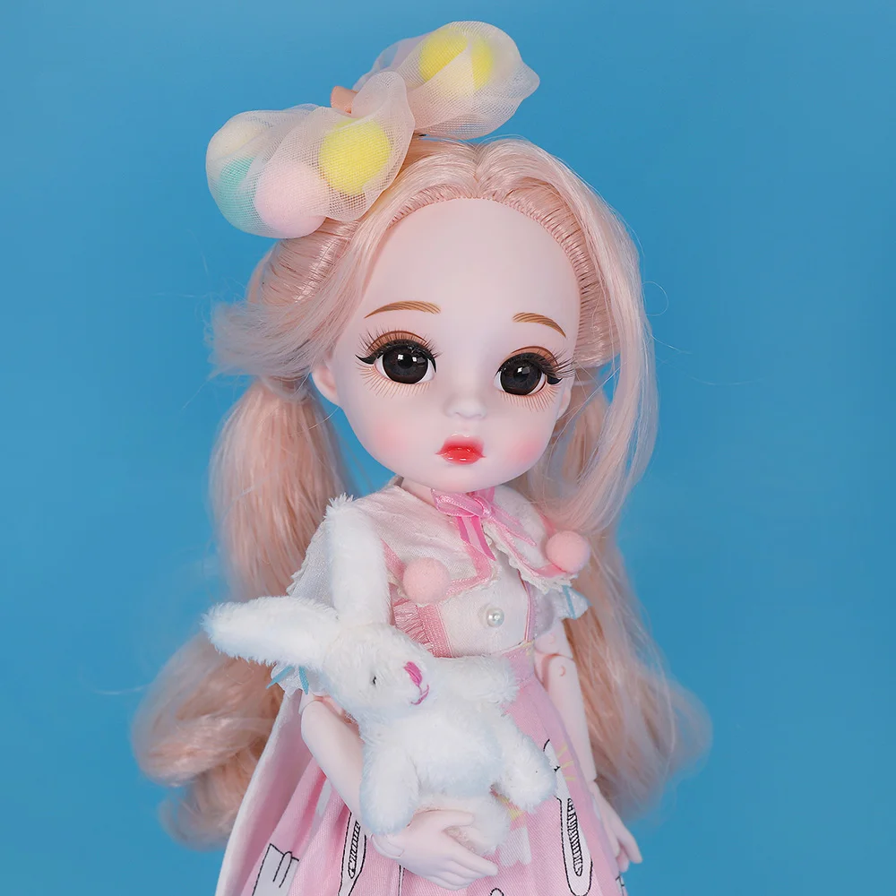Dream Fairy 1/6 BJD 28 Joints Body Dolls with Clothes Shoes Lucky Angel Series 28cm Ball Jointed Dolls Full Set Gift for Girls 5