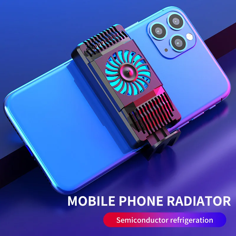 

Universal Portable Mobile Phone Cooler Cooling Kit USB Phone Heat Sink Cooling Fan Gamepad Shooter Mute Radiator Controller