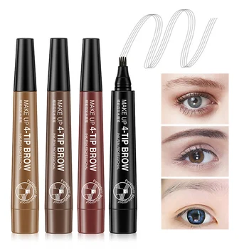 

Eyebrow Pencil Waterproof Long Lasting Micro-Fork Tip Eyebrow Tattoo Pen SNO88