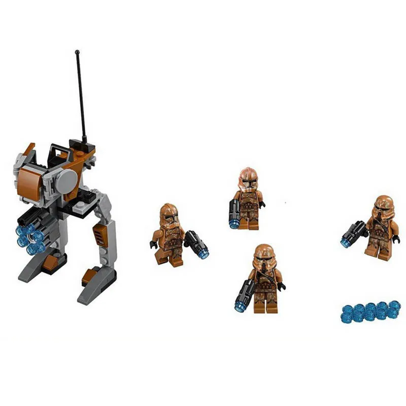 10368 Звездные войны Geonosis Troopers модель фигурки блоки Рождественский подарок Строительные кирпичи игрушки для детей