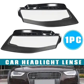 

Audew 1Pcs Car Left Side/Right Side Front Kit Cover Lens Headlight Headlamp Lamp Shell For Audi A4 09-12 B8