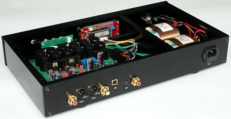 ES9038PRO сбалансированный роскошный декодер DAC цифровой интерфейс Amanero жесткий декодер поддержка DSD