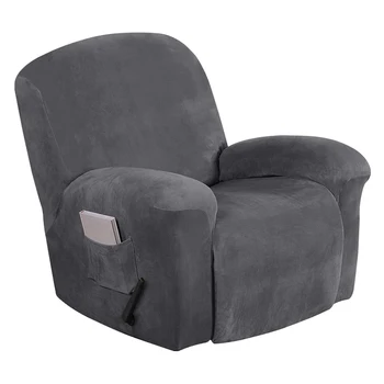 

Easy Clean Non Slip Solid Soft For Living Room Sofa Multifunction Furniture Protection Recliner Chair Cover Washable Dustproof