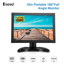 EYOYO EM10X ips 1920X1200 портативный HDMI BNC CCTV монитор с VGA USB входом встроенный динамик для FPV видео дисплей DVD PC ноутбук