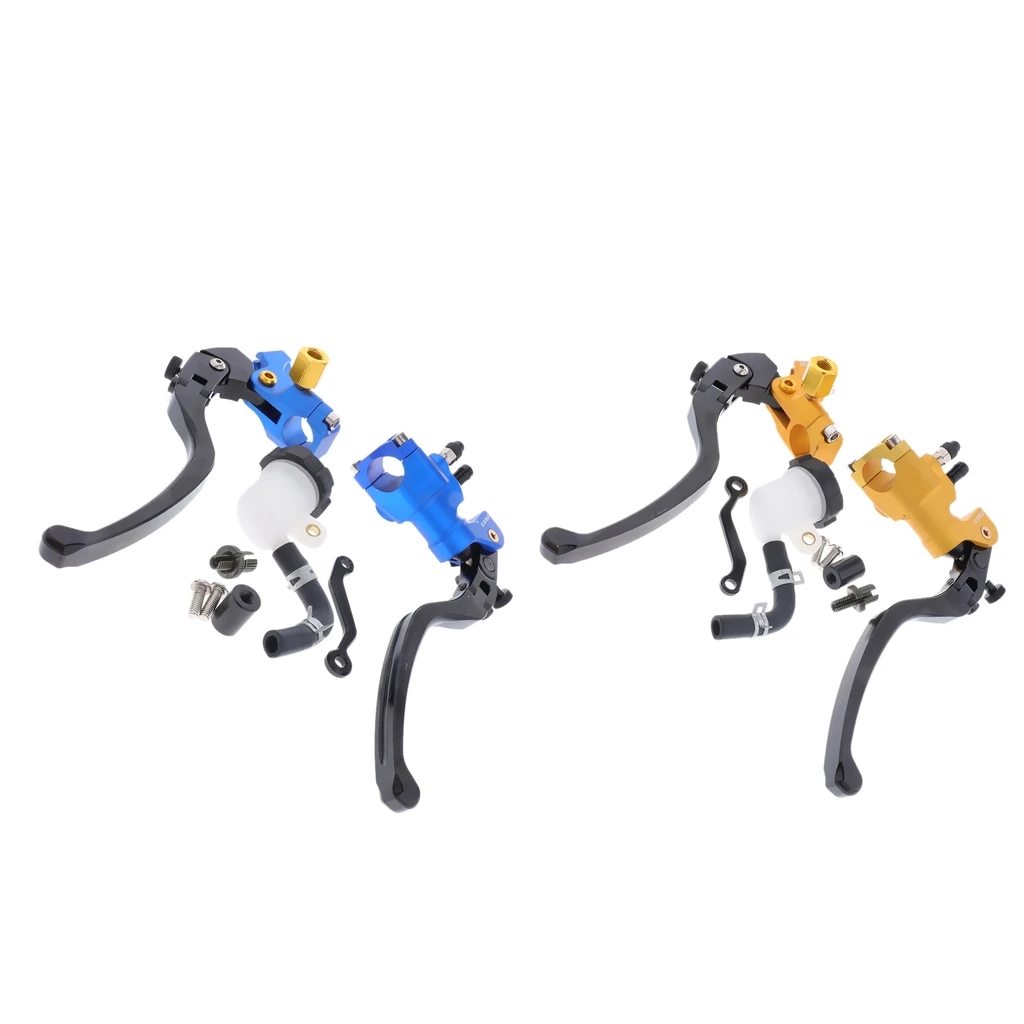 

MagiDeal 2 Pairs CNC Motorcycle Adjustable 22mm Handle Bar Brake Lever NEW