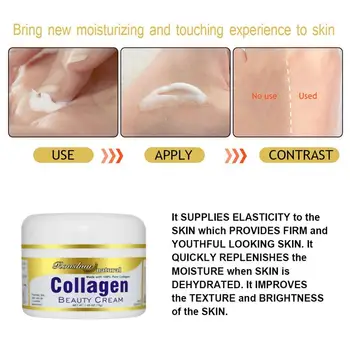 

Beauty Collagen Power Lifting Cream 80g Firming Face Anti Anti-aging Skin Whitening Cream Care Moisturizing Cream Wrinkle Q1L1