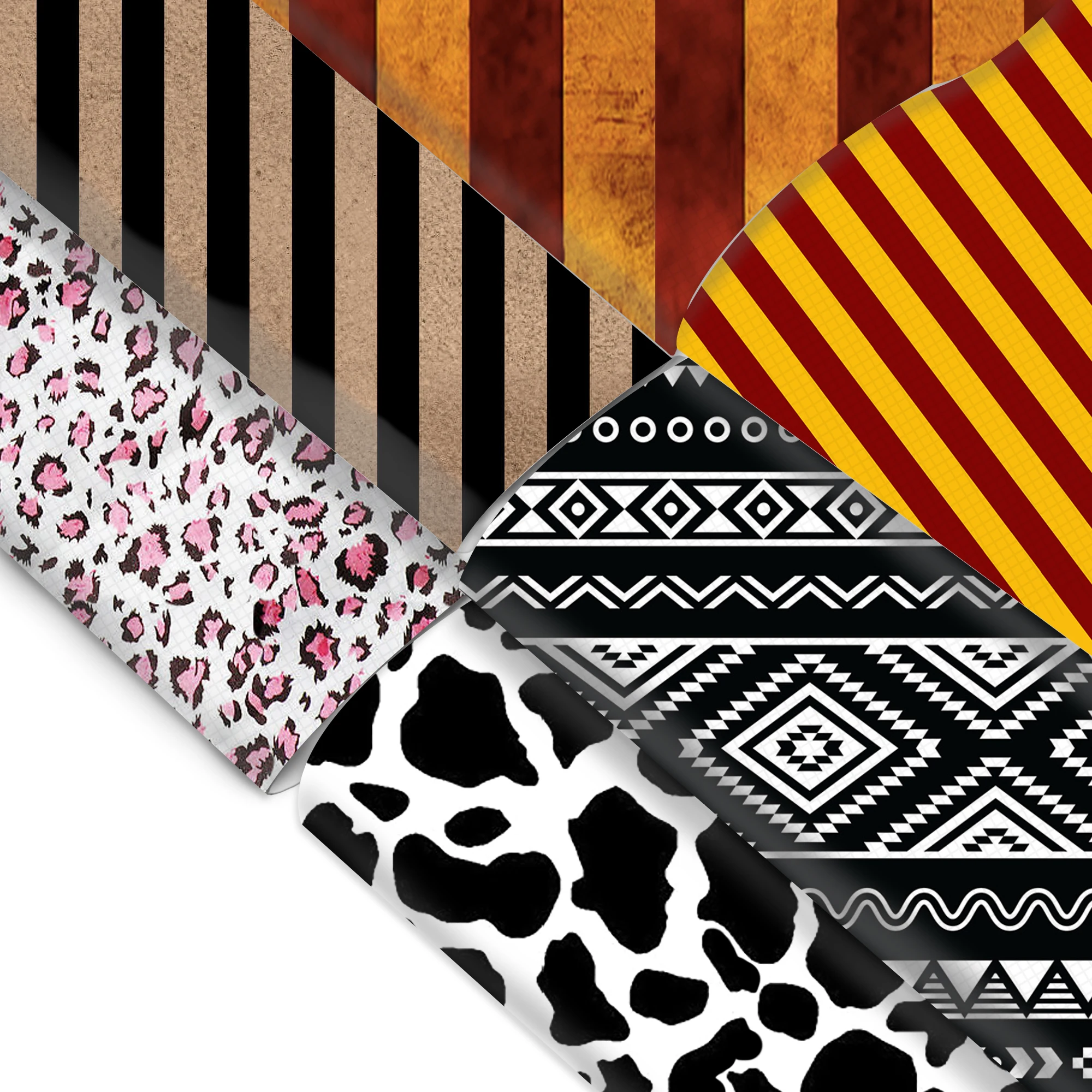 Faux Leather Printed Faux Leather Sheets Handbag Fabric Synthetic Leather 20 34