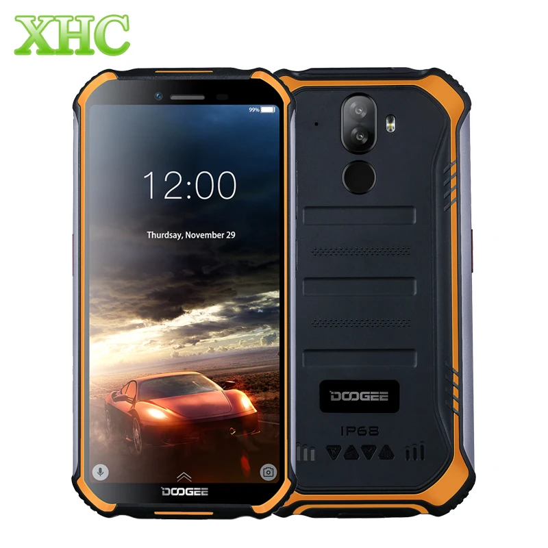DOOGEE S40 Lite WCDMA 3G 5.5inch Mobile Phone RAM 2GB ROM 16GB MT6580 Quad Core Android 9.0 Fast Charge Dual SIM Smartphone