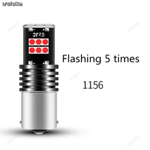 Мигающий стоп-сигнал 5-го поколения супер яркий автомобильный мигающий светодиодный лампочка для фонарей стоп-сигналов задняя фара CD50 Q04