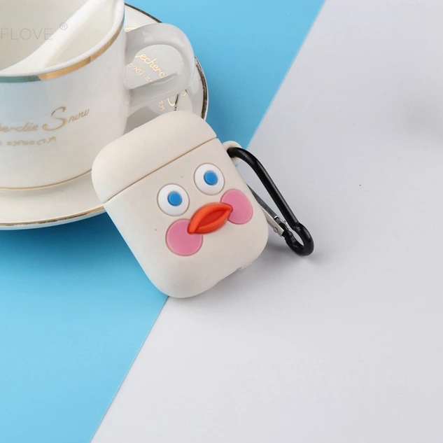 1322G2 Чехол для наушников для Airpods, чехол с милым мультяшным котом и Мышкой, чехол для наушников для Apple Air pods 2 Earpods 3D Bear, аксессуары для наушников - Цвет: 1322G2