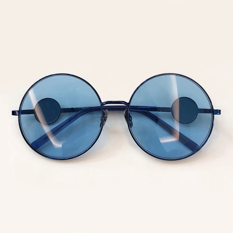 No1 Sunglasses Модные круглые солнцезащитные очки для женщин, фирменный дизайн, роскошные солнцезащитные очки для женщин, стильные ретро женские солнцезащитные очки Oculos Gafas - Цвет линз: No1 Sunglasses