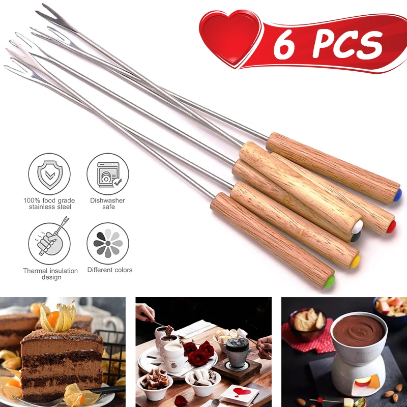 Fourchettes en chocolat en acier inoxydable Hot Pot Fourchettes