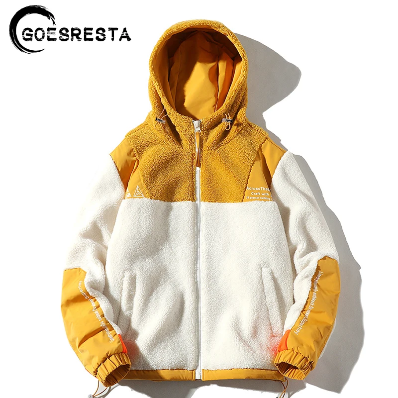

GOESRESTA 2020 Brand New Men's Jacket Jacket Fashion Wild Autumn And Winter Thick Streetwear Loose Warm Jacket Jacket Men