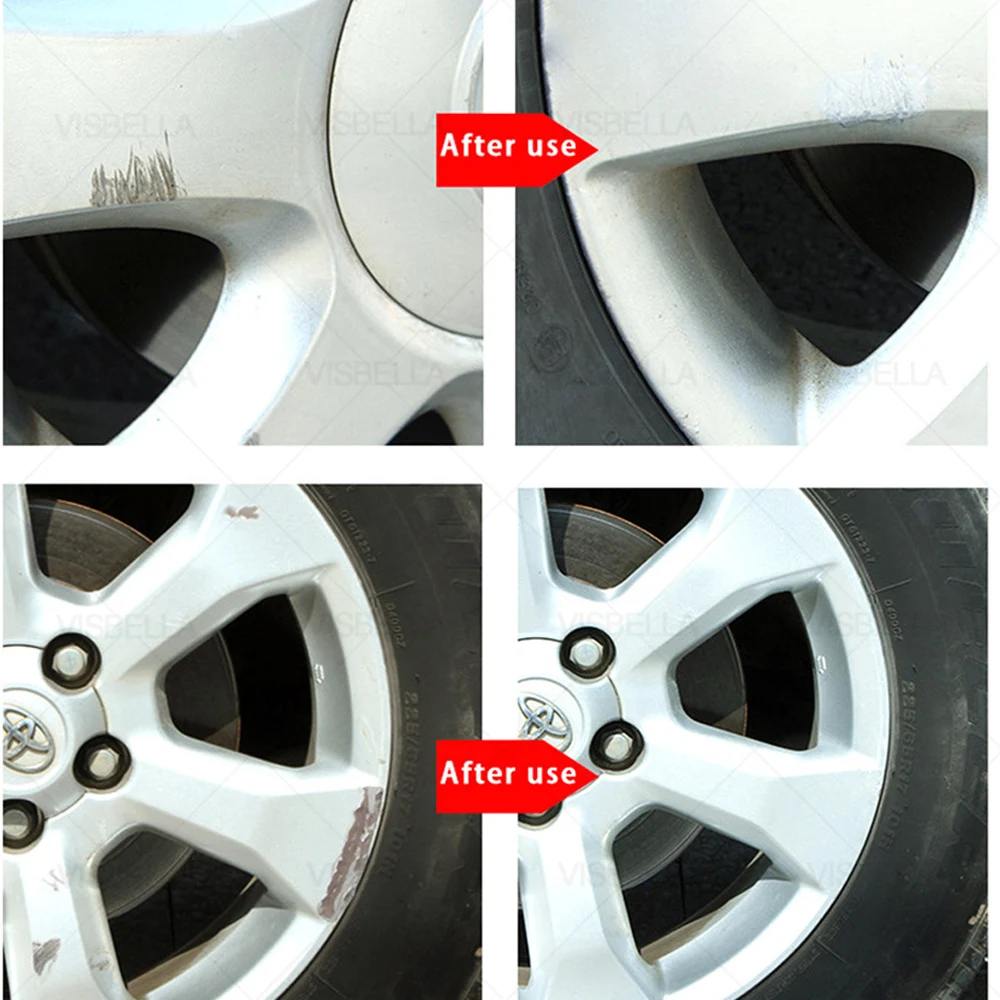 DIY Alloy Wheel Repair Kits Adhesive General Silver Car Auto Rim Dent Scratch Surface Damages Care Repair Hand Tool Set car repair tool set