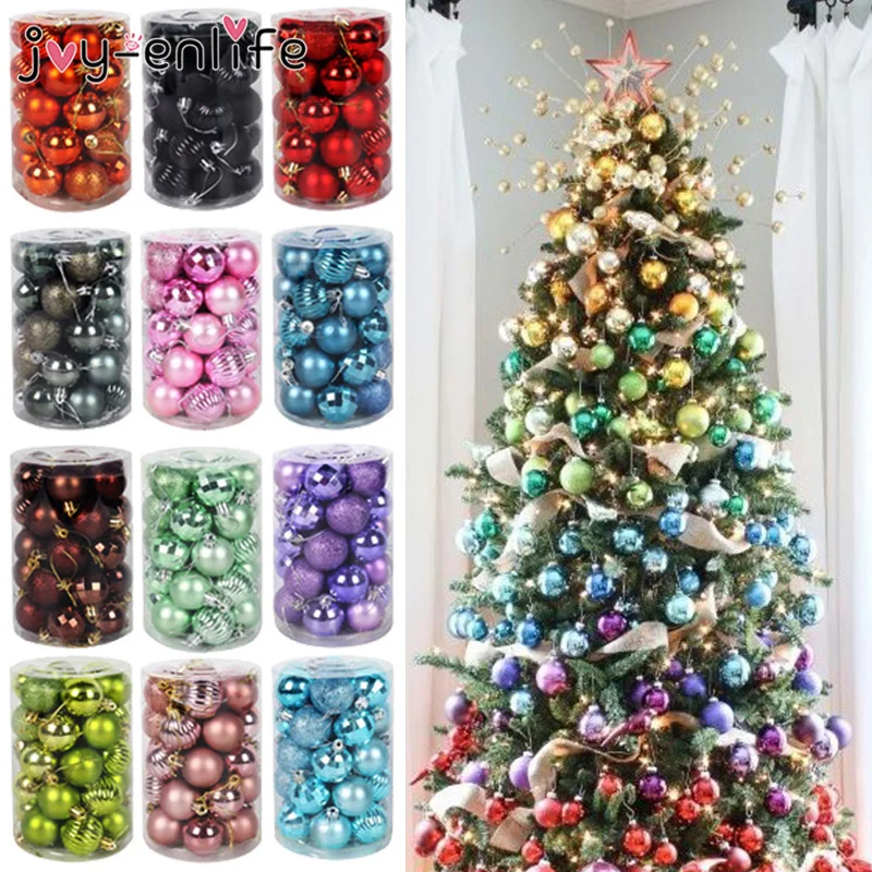 Assorted Color Christmas Ball Set Christmas Decoration Christmas Tree