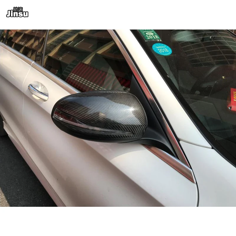 OEM Стиль углеродного волокна Замена боковое зеркало крышки оболочки для Benz E класс E250 E300 E400- W213 RHD LHD 2 шт
