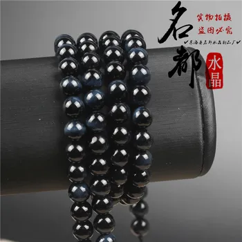 

Natural Crystal 7A Blue Tiger's Eye Stone Sanzhu DIY Jewelry Accessories Blue Tiger Cleanstone Semi-finished Wholesale
