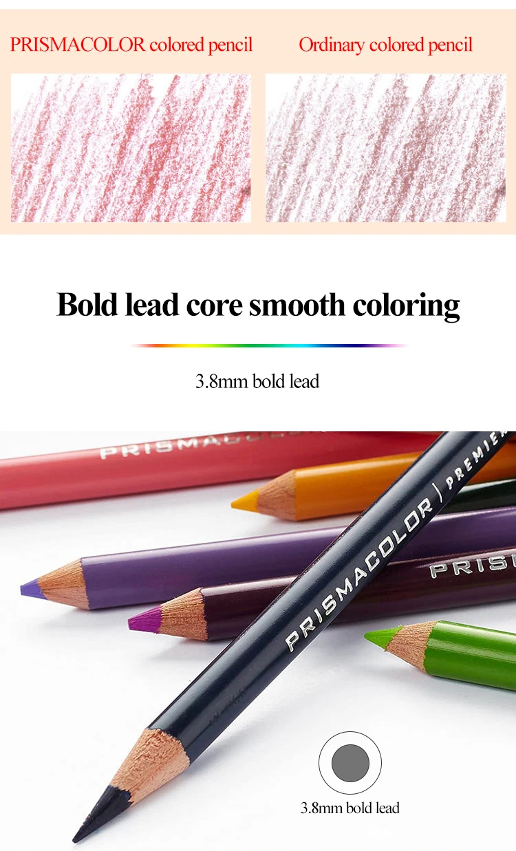 PRISMACOLOR 24/36/48/72/132/150 Colors Professional Oily Colored Penci –  AOOKMIYA