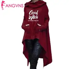 asymmetric hem long sleeve hoodie