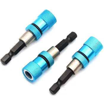 

Quick Release Magnetic Bit Screwdriver Holder Hex Shank Magnetic Drywall Screw Bit Holder Drill Screw Tool 60mm