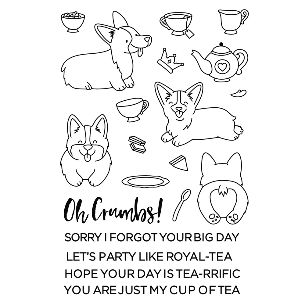 

Dog Transparent Clear Silicone Stamp/Seal for DIY scrapbooking/photo album Decorative clear stamp