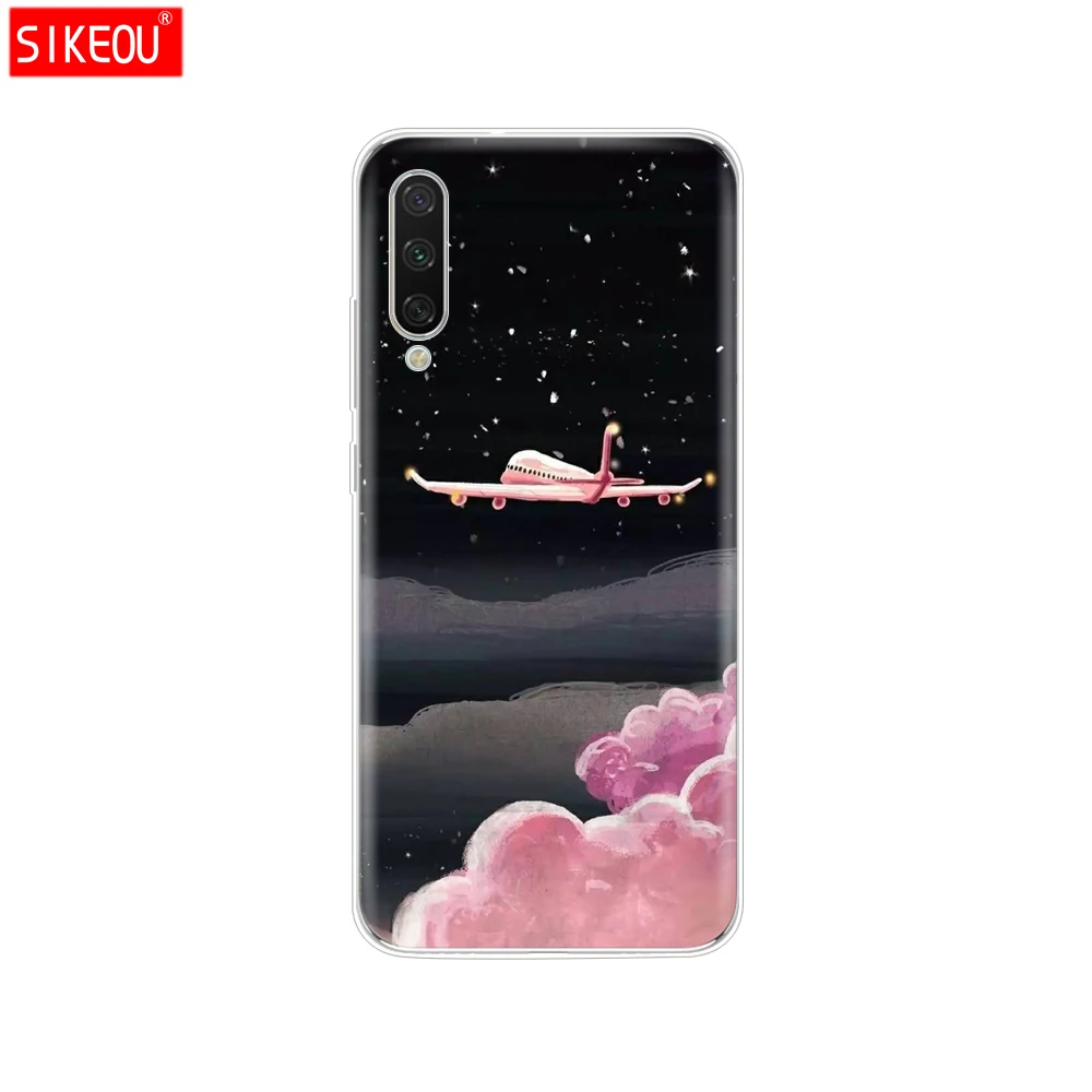 Силиконовый чехол для Xiaomi mi A3, чехол с полной защитой, мягкая задняя крышка из ТПУ, чехол для телефона s для Xio mi A3, бампер, кошечка, цветок - Цвет: 33757