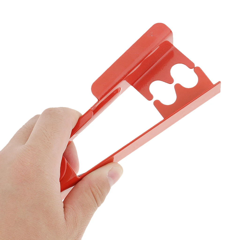 Red Metal Rose Thorn Stem Foliage Stripper Tool with Spring Thorn Remover