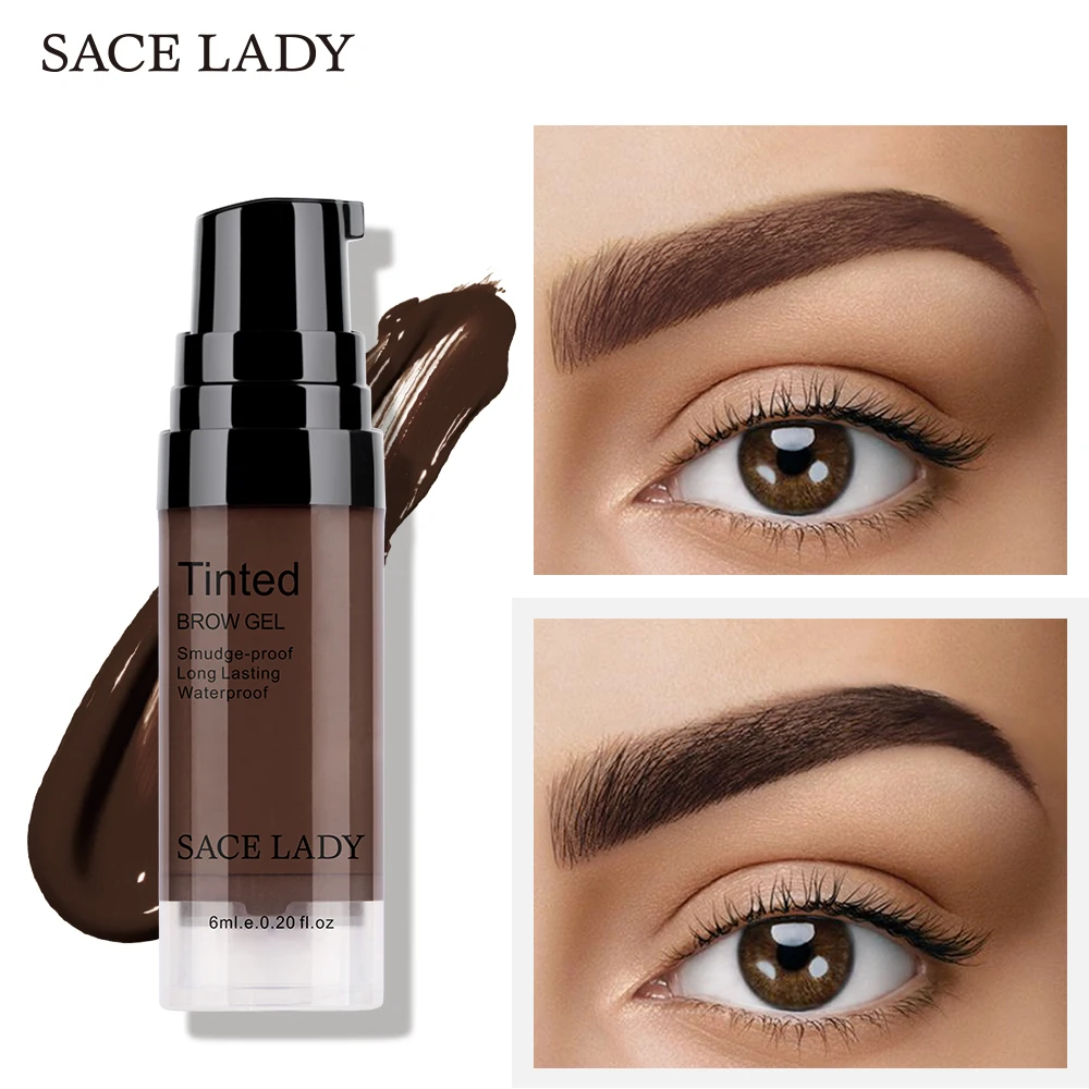 SACE LADY Waterproof Eyebrow Gel Makeup Shade For Eye Brow Natural Enhancer Make Up Cream Long Lasting Brand Cosmetic SACE LADY Waterproof Eyebrow Gel Makeup Shade For Eye Brow Natural Enhancer Make Up Cream Long Lasting Brand Cosmetic