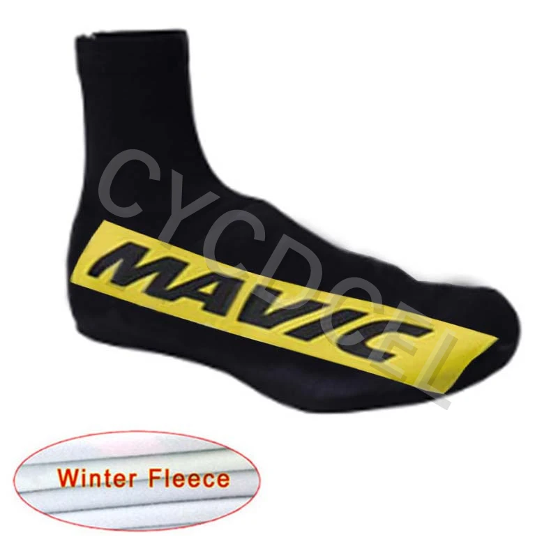 Warm shoe cover Mavic зимний термальный флисовый комплект трикотажных изделий для велоспорта, одежда для велоспорта, Майо Ropa Ciclismo Invierno, одежда для горного велосипеда - Цвет: Warm shoe cover