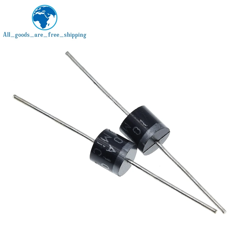 Завеса 10PCS электрическая осевой выпрямительный диод 10A10 R 6 DIP 10A 1000V 10a10|Диоды| |