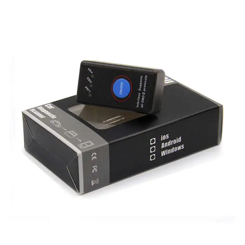 Мини Obd2 Bluetooth 4,0 Автомобильный диагностический сканер инструмент с выключателем питания для мультибрендов Can-Bus так же, как и elm327 Bluetooth