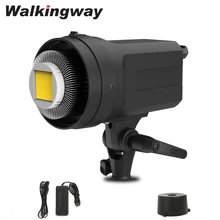 WKW 80W Continuous Light LED Video Photography Light 5600K Bowen Mount for Photo Studio Video Portrait Live Streaming Recording
