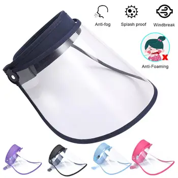 

Discount Face Shield Mask Anti Droplet Full Face Cover Anti-fog Anti-dust High quality Visor Shield Transparent Headband Mask