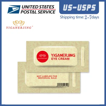 

10 Sachets Original YIGANERJING Anti aging Eye Cream Ageless Eye Cream Serum Instantly Puffiness Remove Cream High Quality