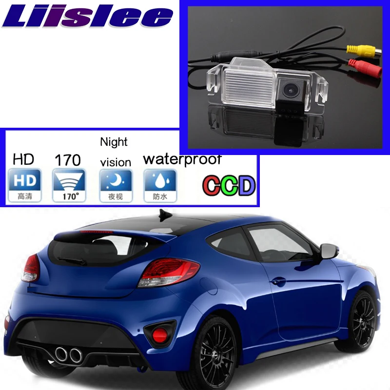 Liislee For Hyundai Veloster 2011~2016 Car Camera High Quality Rear View Back Up Camera For PAL : NTSC to Use | CCD + RCA1
