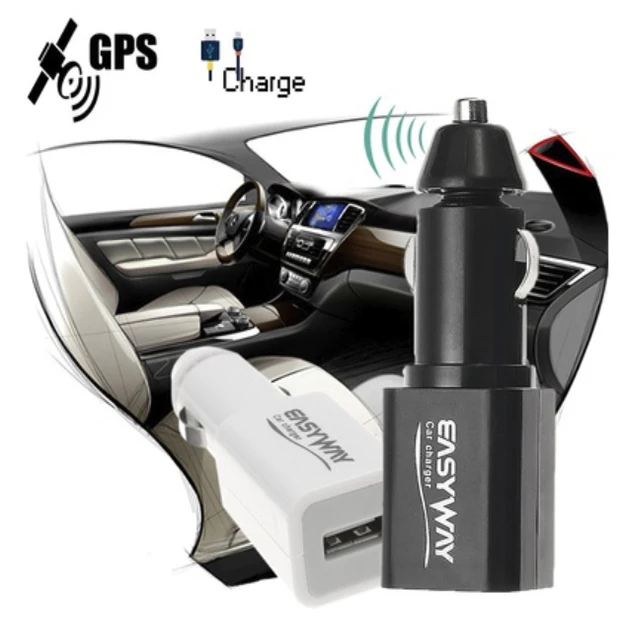 Черный gps локатор gps трекер автомобильное зарядное устройство профессиональный автомобильный локатор для защиты от кражи