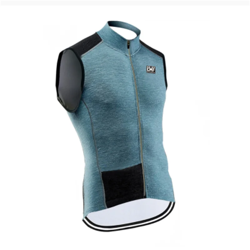 2021 New High Visibility Reflective Windproof Cycling Men or Men Cycling Windbreaker Vest With Back Pocket 6