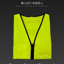 1 шт. полиэстер Защитная Куртка Светоотражающий Жилет для строительства куртка Рабочая спецодежда