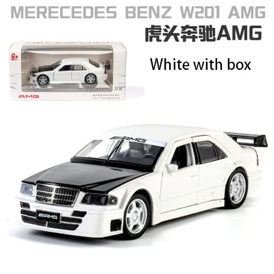 Mercedes Benz W201 1/32 литье под давлением автомобиля сплав модель гоночные внедорожные