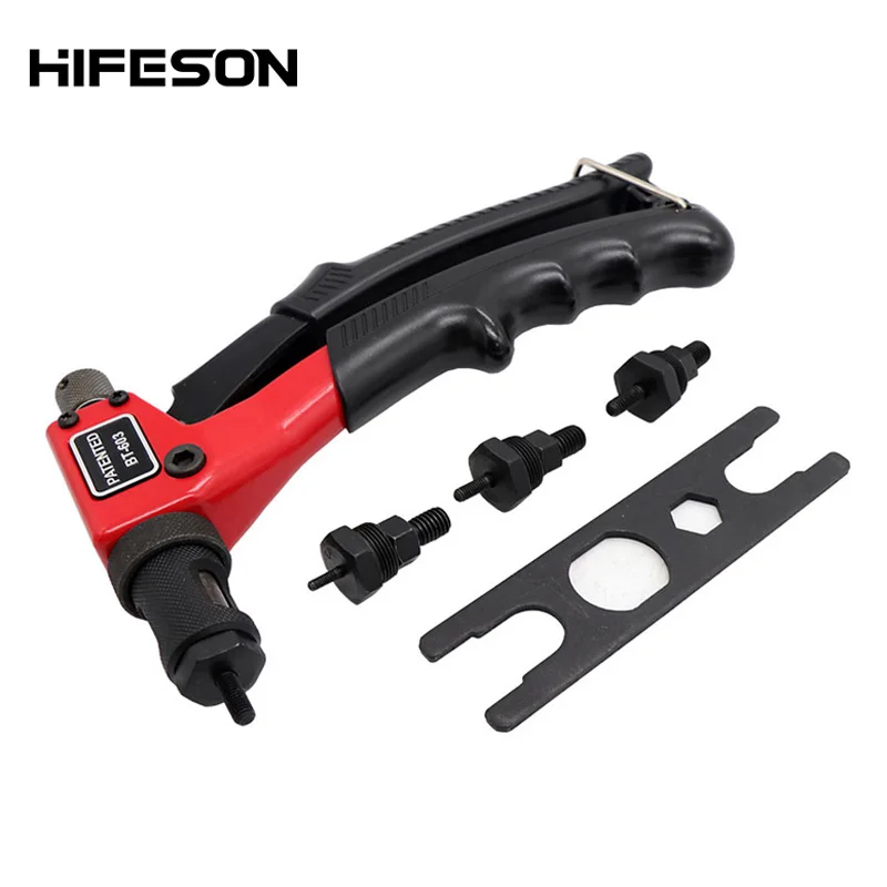 

8" Single Hand Rivet Nut Guns Insert threaded Mandrels Manual Riveters Nut Gun for Riveting Rivnut Tool M3 M4 M5 M6 Nuts