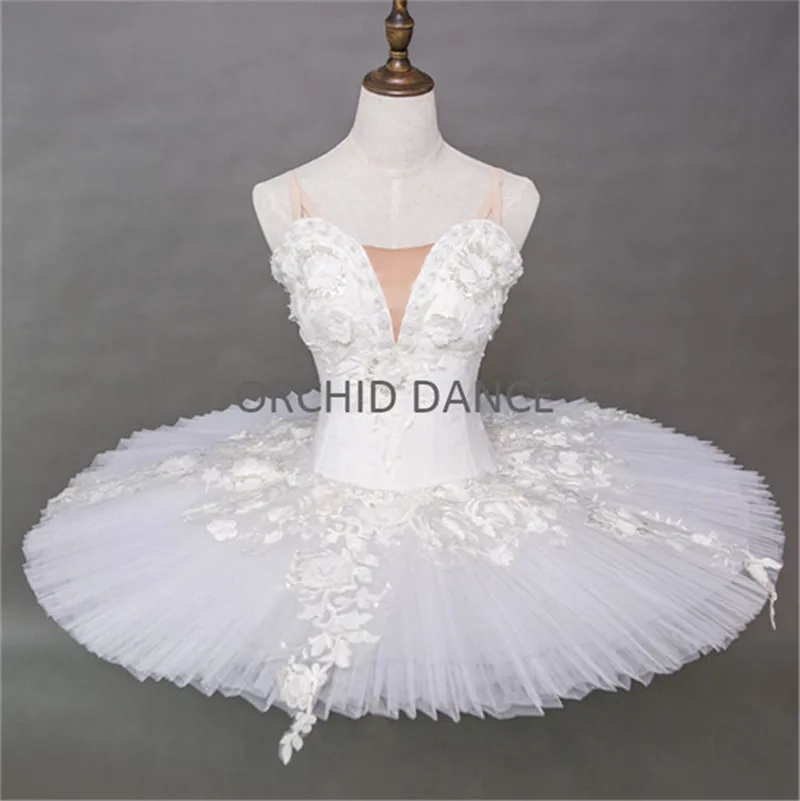 Профессиональная высококачественная классическая женская белая пачка из балета "Лебединое озеро" для взрослых