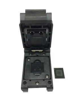 

BGA153/169 Clamshell burn in socket pin out with 30pin IC size 11.5*13 pin pitch 0.5mm BGA153 BGA169 test socket free shippping