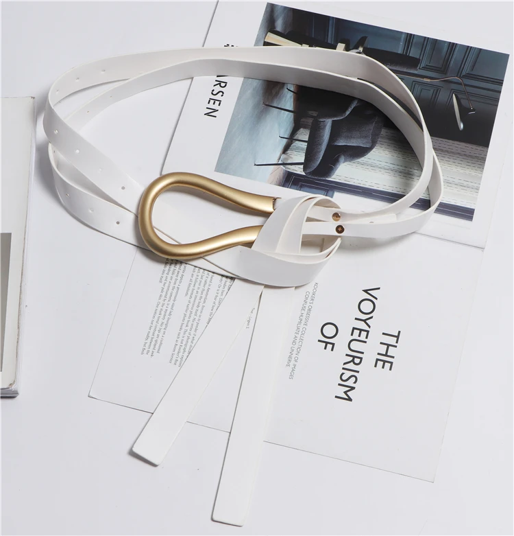 Colle Store, роскошные брендовые кожаные ремни, модный тонкий кожаный ремень с металлической пряжкой, двойной ремень для дам, Золотая подкова