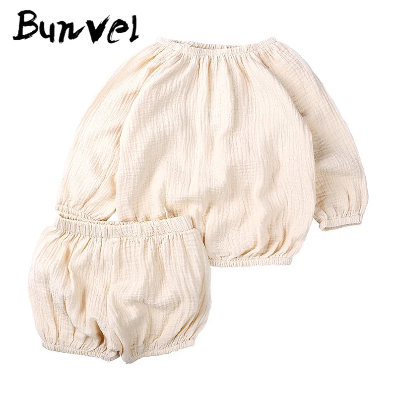 Bunvel одежда для малышей для девочек, комплекты осенней одежды