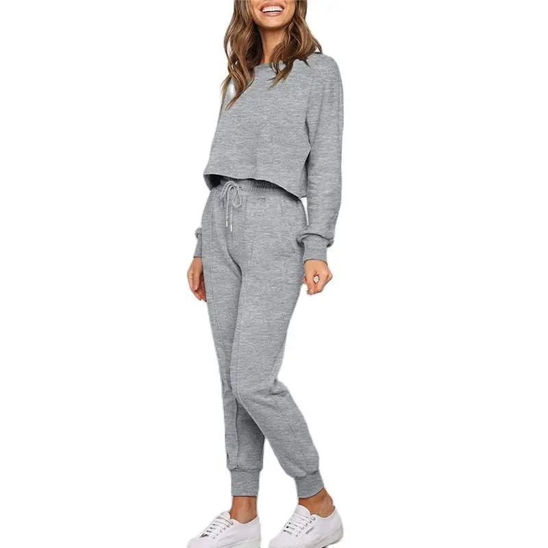 

Set of two sports pieces Casual as a woman sweater with sleeves in lantern Top short and pants with backdrop for women's 2021